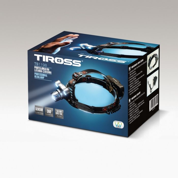 Налобный фонарь Tiross TS 1198 сенсорный